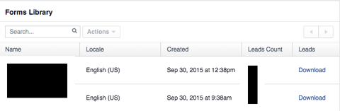 Quảng cáo Facebook Lead