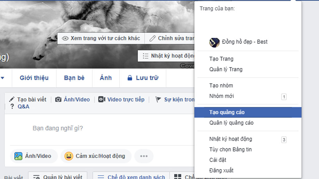 Tạo quảng cáo Instagram